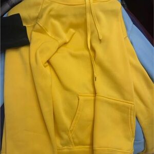 Bright Yellow Hoodie